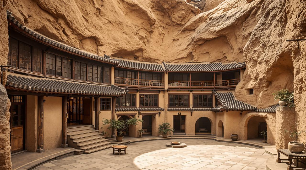 塬上窑洞：地下四合院探秘